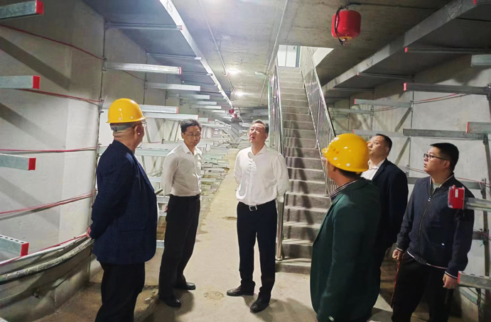 徐旭前往南昌縣河洲路項目、小藍大道快速化項目調研