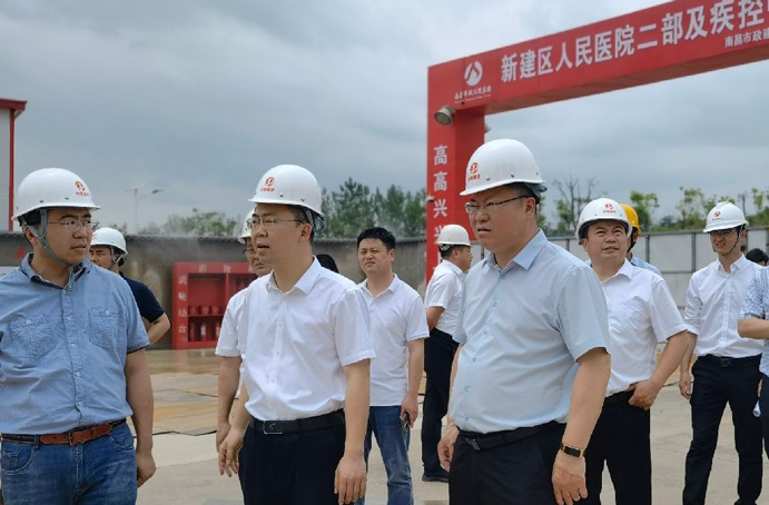 新建區(qū)委常委、常務(wù)副區(qū)長賈中強(qiáng)到新建區(qū)職業(yè)技術(shù)學(xué)校新校區(qū)建設(shè)項目、新建區(qū)人民醫(yī)院二部及疾控中心項目調(diào)研