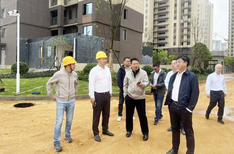 劉順保到杭州路項目、秦坊安置房項目調(diào)研